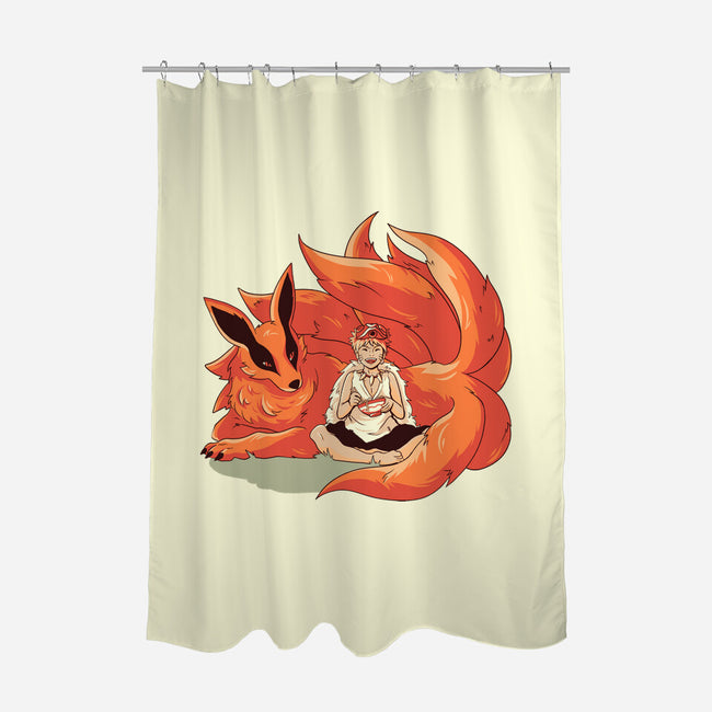 Forest Ninja-None-Polyester-Shower Curtain-yumie