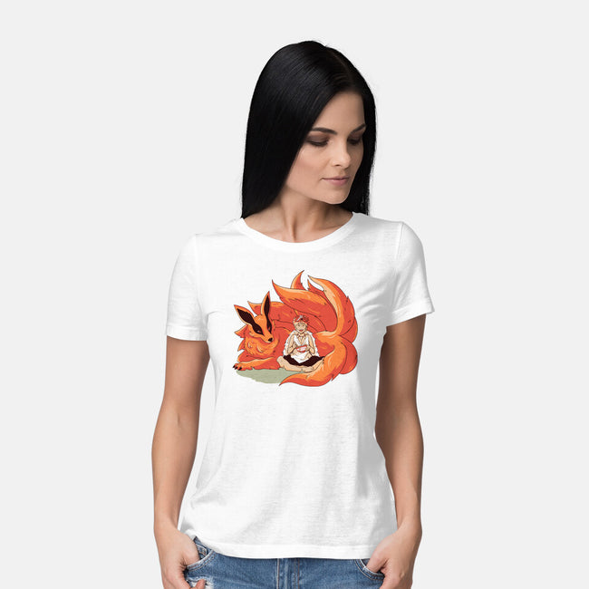 Forest Ninja-Womens-Basic-Tee-yumie