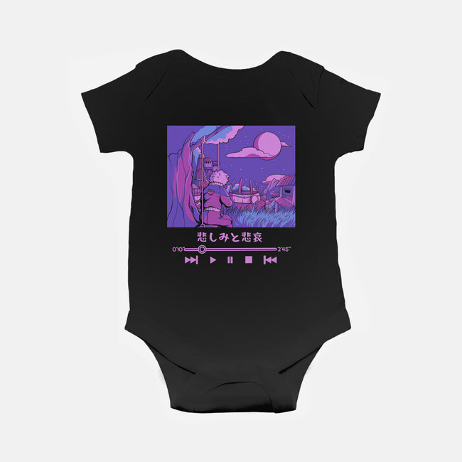 Sad And Sorrow-Baby-Basic-Onesie-yumie