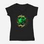 Stay Rupees-Womens-V-Neck-Tee-yumie