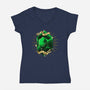 Stay Rupees-Womens-V-Neck-Tee-yumie