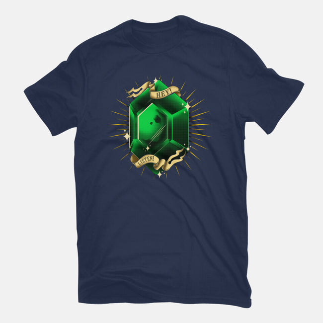 Stay Rupees-Womens-Fitted-Tee-yumie