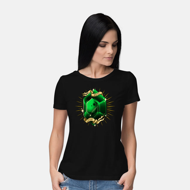 Stay Rupees-Womens-Basic-Tee-yumie