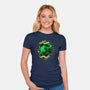 Stay Rupees-Womens-Fitted-Tee-yumie