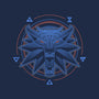 Neon Line-Art Wolfborn Crest-Mens-Basic-Tee-Astrobot Invention