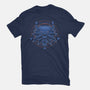 Neon Line-Art Wolfborn Crest-Womens-Fitted-Tee-Astrobot Invention