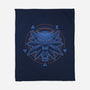 Neon Line-Art Wolfborn Crest-None-Fleece-Blanket-Astrobot Invention