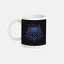 Neon Line-Art Wolfborn Crest-None-Mug-Drinkware-Astrobot Invention