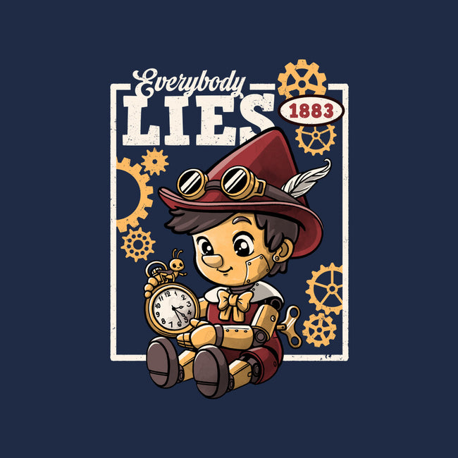 Pinocchio Steampunk Lies-Mens-Basic-Tee-NemiMakeit