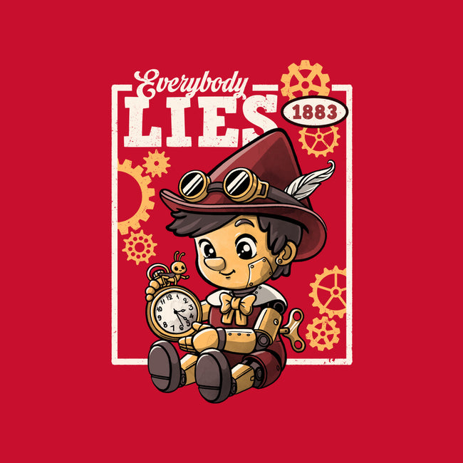 Pinocchio Steampunk Lies-Mens-Basic-Tee-NemiMakeit