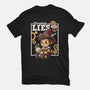 Pinocchio Steampunk Lies-Womens-Fitted-Tee-NemiMakeit