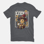Pinocchio Steampunk Lies-Womens-Fitted-Tee-NemiMakeit