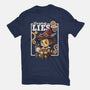 Pinocchio Steampunk Lies-Womens-Fitted-Tee-NemiMakeit