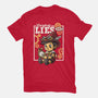 Pinocchio Steampunk Lies-Womens-Fitted-Tee-NemiMakeit