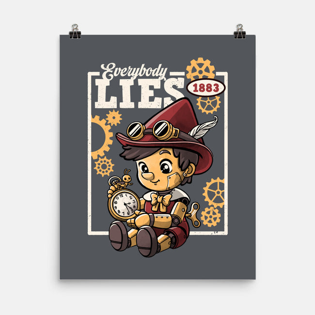 Pinocchio Steampunk Lies-None-Matte-Poster-NemiMakeit