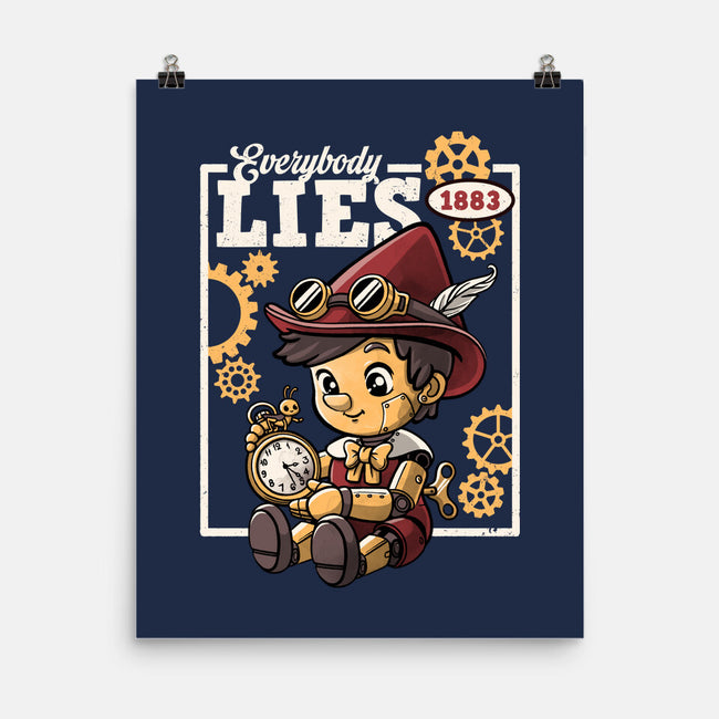 Pinocchio Steampunk Lies-None-Matte-Poster-NemiMakeit