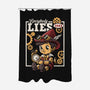 Pinocchio Steampunk Lies-None-Polyester-Shower Curtain-NemiMakeit