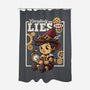 Pinocchio Steampunk Lies-None-Polyester-Shower Curtain-NemiMakeit