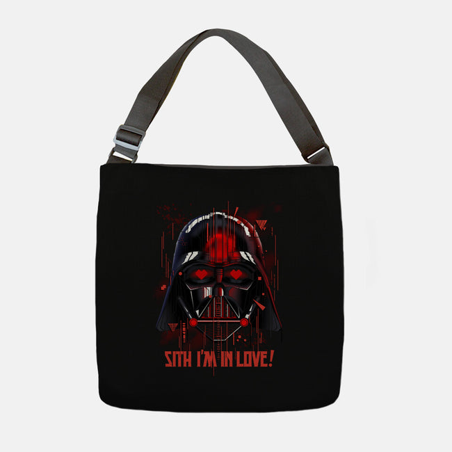 Darth Love-None-Adjustable Tote-Bag-silentOp