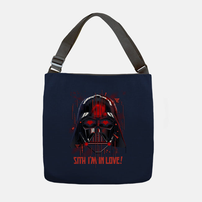 Darth Love-None-Adjustable Tote-Bag-silentOp