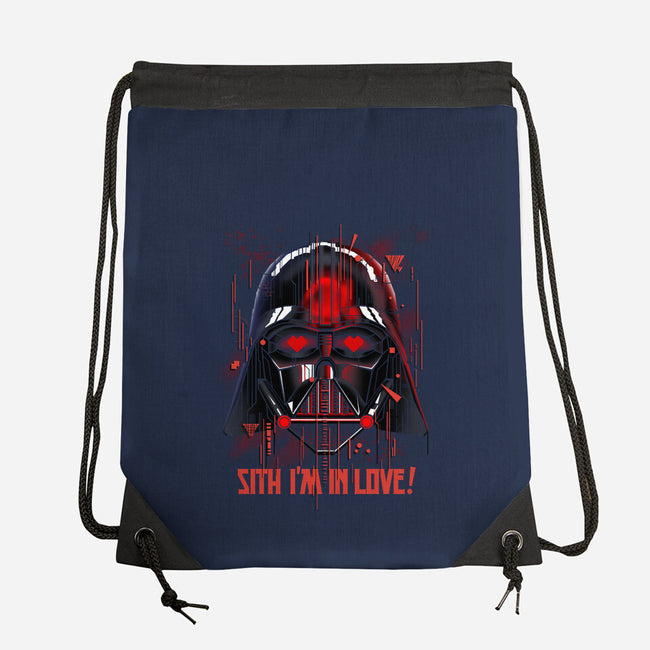 Darth Love-None-Drawstring-Bag-silentOp
