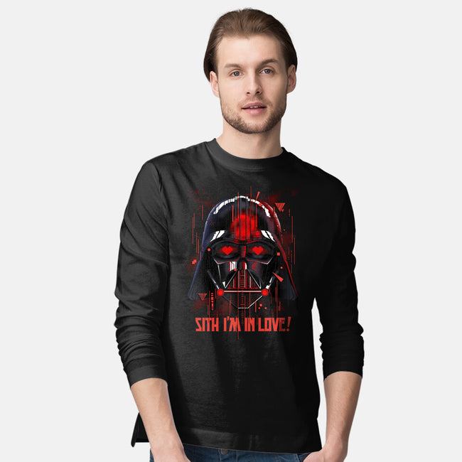 Darth Love-Mens-Long Sleeved-Tee-silentOp