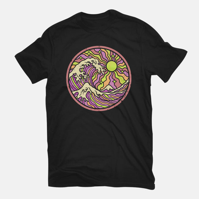 The Groovy Wave-Unisex-Basic-Tee-retrodivision