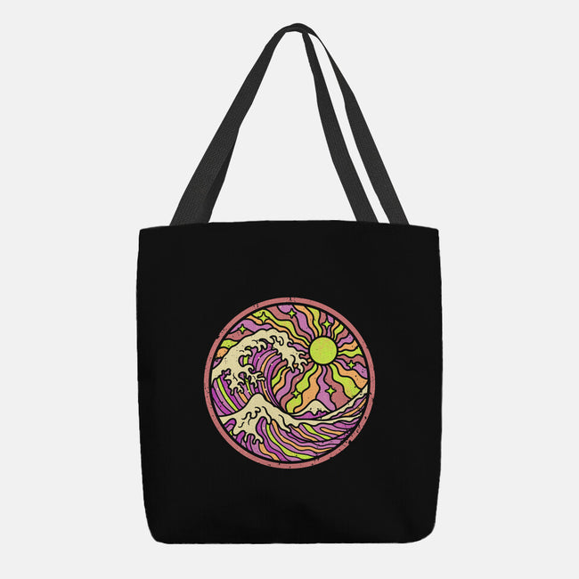 The Groovy Wave-None-Basic Tote-Bag-retrodivision
