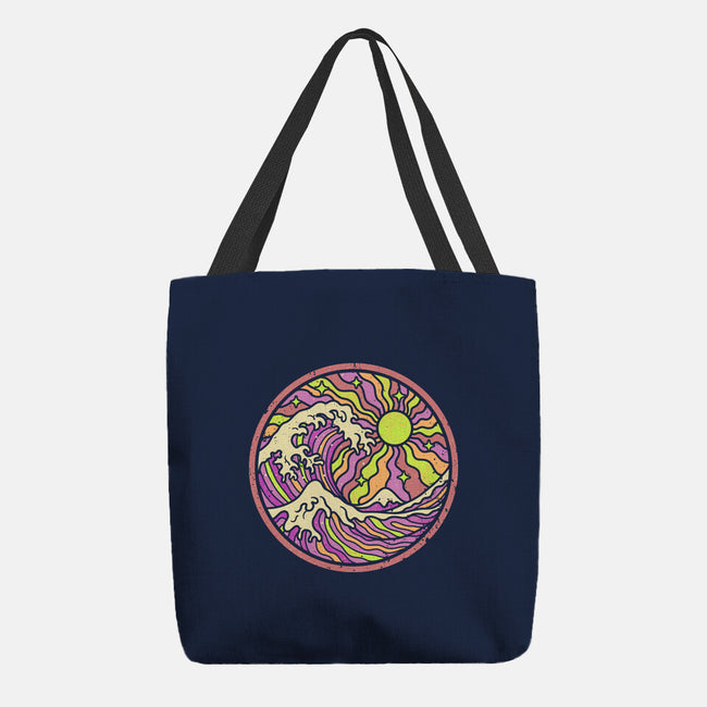 The Groovy Wave-None-Basic Tote-Bag-retrodivision