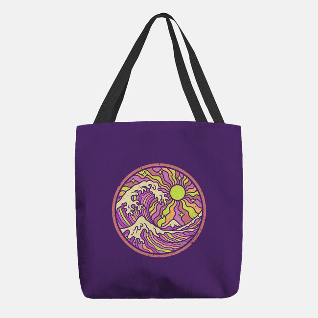 The Groovy Wave-None-Basic Tote-Bag-retrodivision