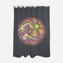 The Groovy Wave-None-Polyester-Shower Curtain-retrodivision