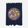 The Groovy Wave-None-Polyester-Shower Curtain-retrodivision