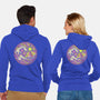 The Groovy Wave-Unisex-Zip-Up-Sweatshirt-retrodivision