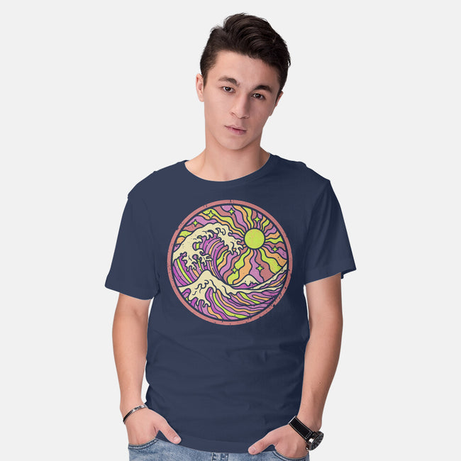 The Groovy Wave-Mens-Basic-Tee-retrodivision