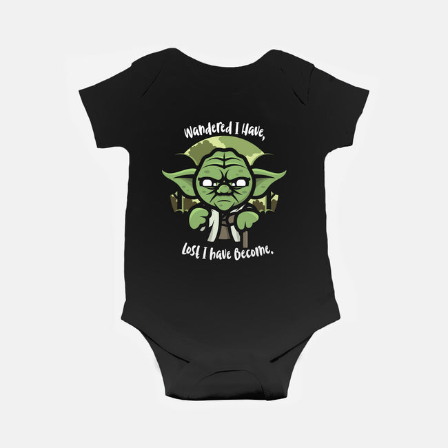Lost I Have Become-Baby-Basic-Onesie-jrberger