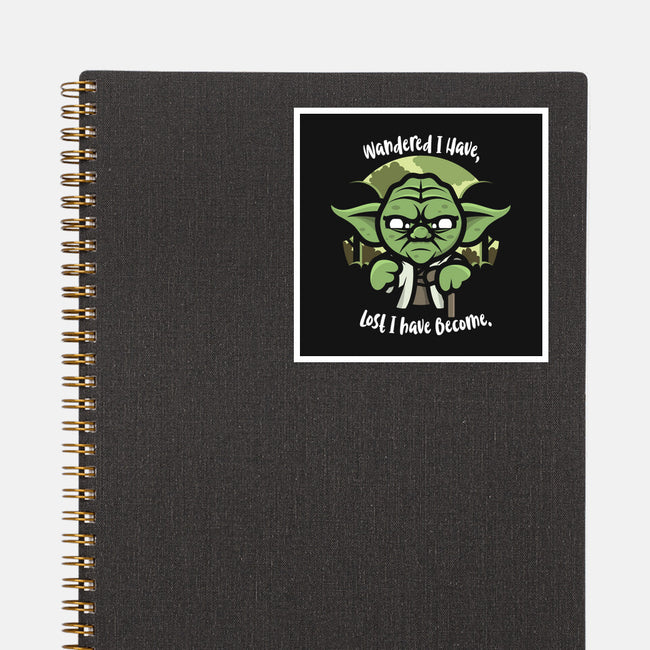 Lost I Have Become-None-Glossy-Sticker-jrberger