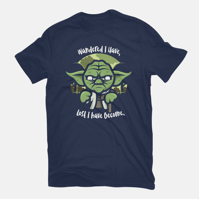 Lost I Have Become-Womens-Fitted-Tee-jrberger
