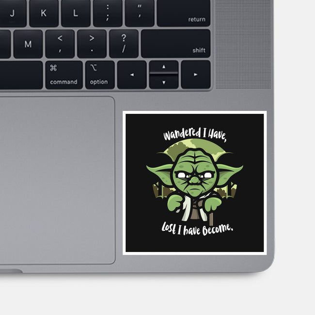 Lost I Have Become-None-Glossy-Sticker-jrberger