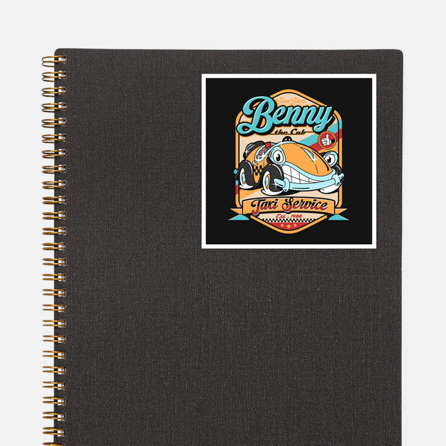 Benny The Cab-None-Glossy-Sticker-Getsousa!