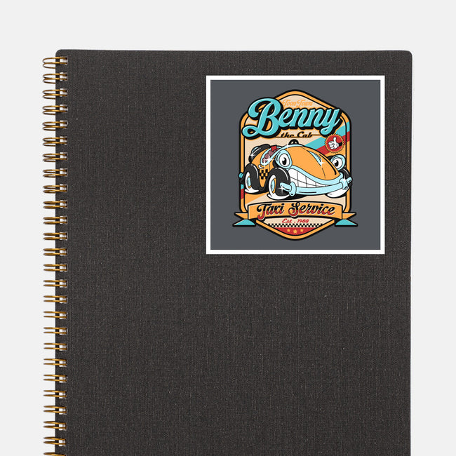 Benny The Cab-None-Glossy-Sticker-Getsousa!