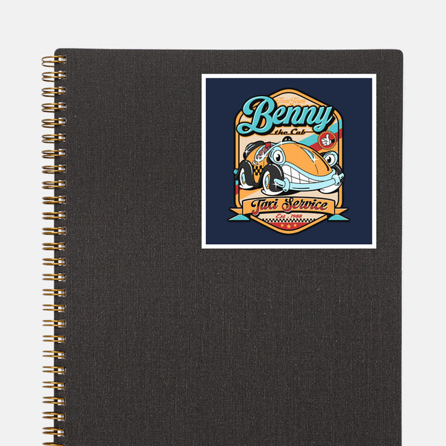 Benny The Cab-None-Glossy-Sticker-Getsousa!