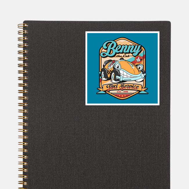 Benny The Cab-None-Glossy-Sticker-Getsousa!