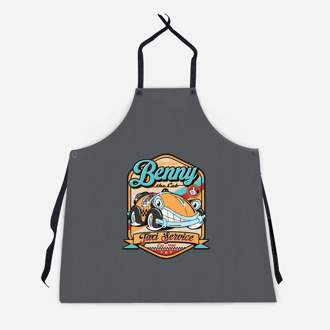 Benny The Cab-Unisex-Kitchen-Apron-Getsousa!