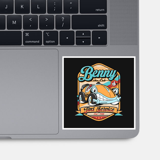 Benny The Cab-None-Glossy-Sticker-Getsousa!