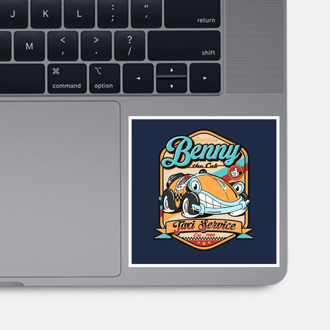Benny The Cab-None-Glossy-Sticker-Getsousa!