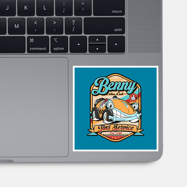 Benny The Cab-None-Glossy-Sticker-Getsousa!