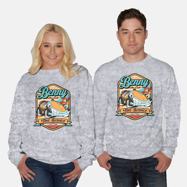 Benny The Cab-Unisex-Crew Neck-Sweatshirt-Getsousa!