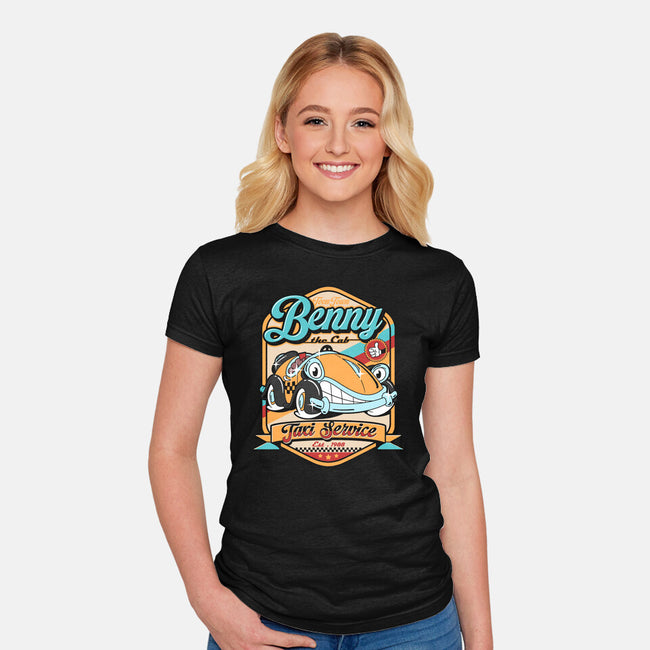 Benny The Cab-Womens-Fitted-Tee-Getsousa!