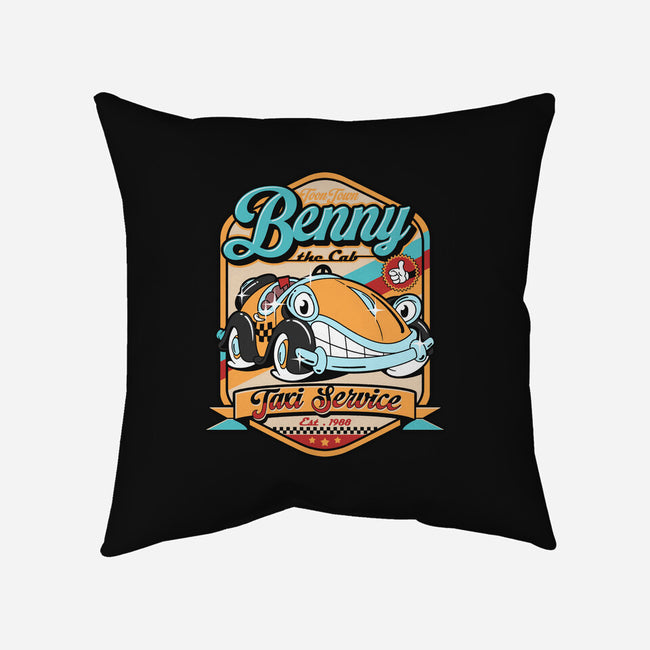 Benny The Cab-None-Removable Cover w Insert-Throw Pillow-Getsousa!