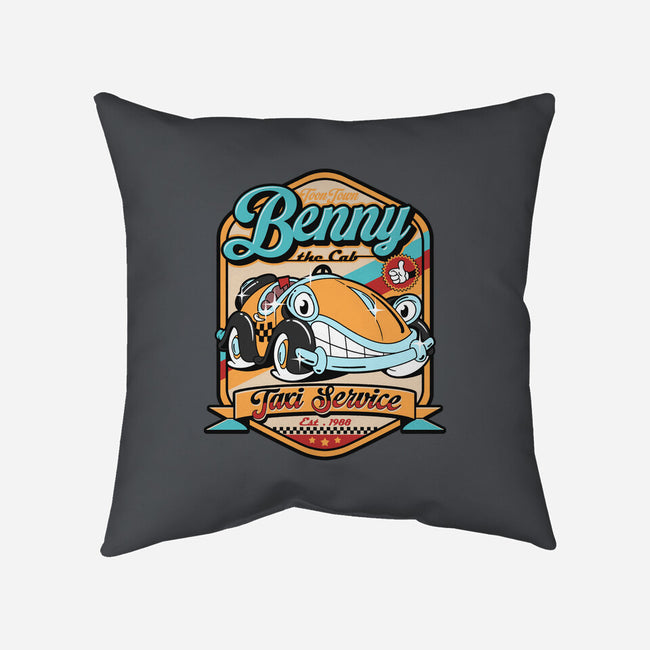 Benny The Cab-None-Removable Cover w Insert-Throw Pillow-Getsousa!
